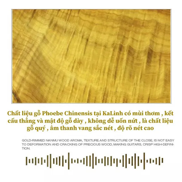 Đàn Kalimba 17 Phím Gỗ Phoebe Chinensis Mbira KaLinh