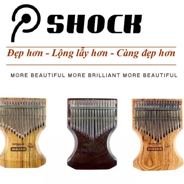 Đàn Kalimba 17 Phím Gỗ Phoebe Chinensis Mbira KaLinh