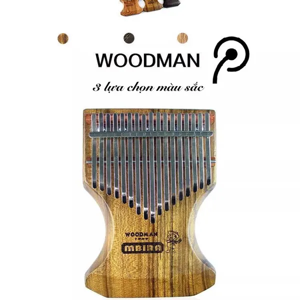 Đàn Kalimba 17 Phím Gỗ Phoebe Chinensis Mbira KaLinh