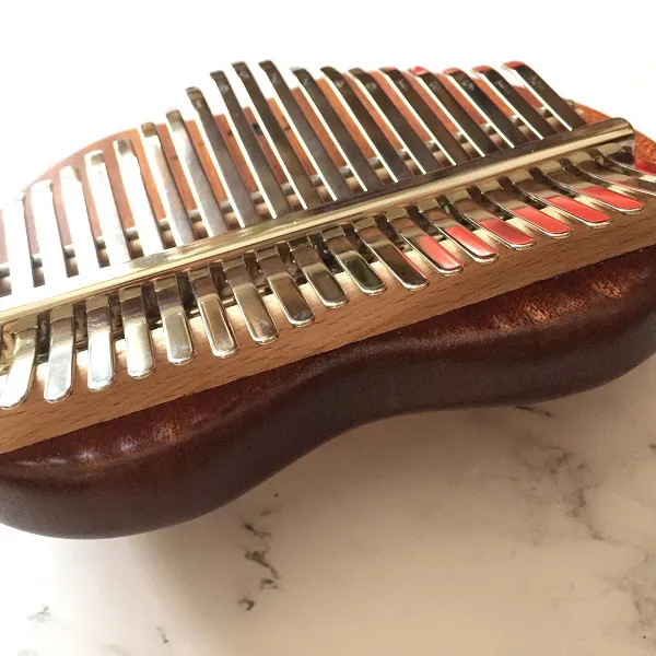 Đàn Kalimba 17 Phím Gỗ Sapele Táo Nguyên Khối KaLinh