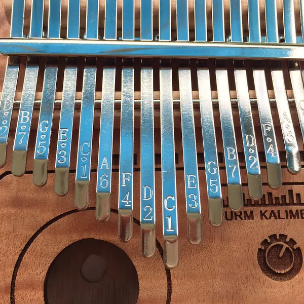 Đàn Kalimba 17 Phím Gỗ Mahogany Radio Purm KaLinh
