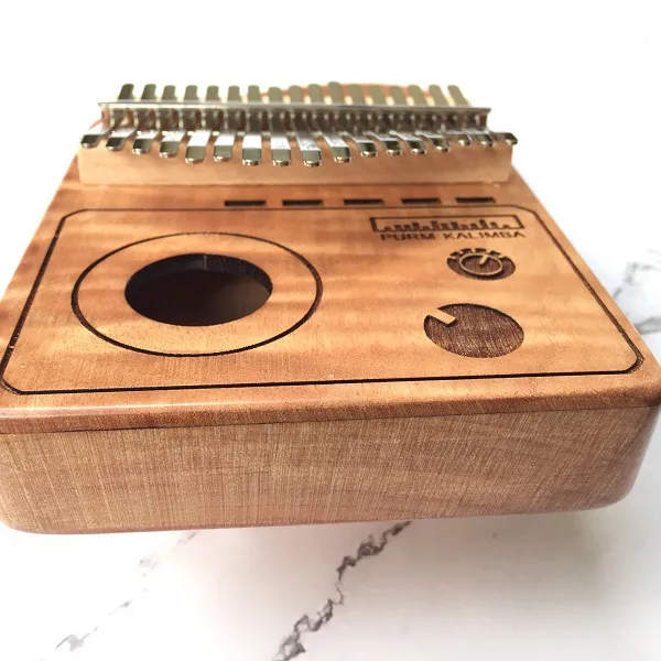 Đàn Kalimba 17 Phím Gỗ Mahogany Radio Purm KaLinh