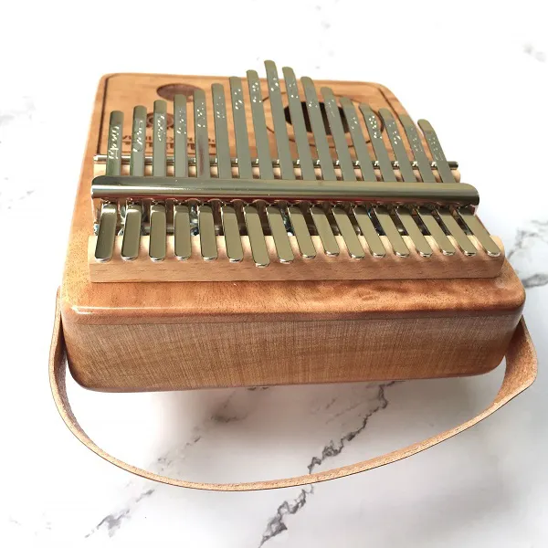 Đàn Kalimba 17 Phím Gỗ Mahogany Radio Purm KaLinh