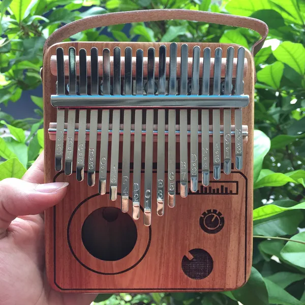 Đàn Kalimba 17 Phím Gỗ Keo Radio Purm KaLinh