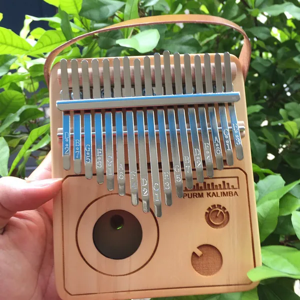 Đàn Kalimba 17 Phím Gỗ Thông Radio Purm KaLinh