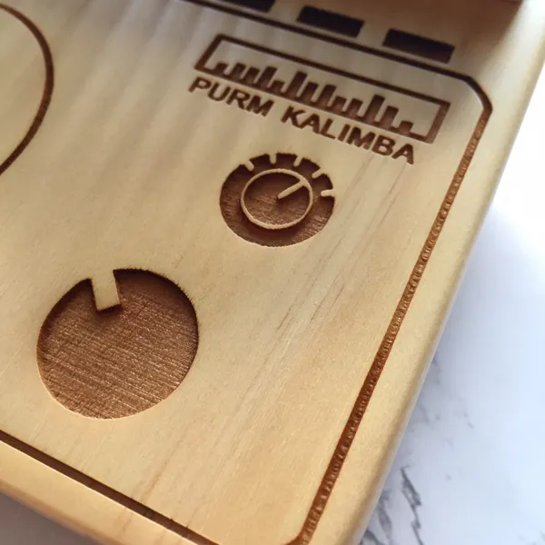 Đàn Kalimba 17 Phím Gỗ Thông Radio Purm KaLinh