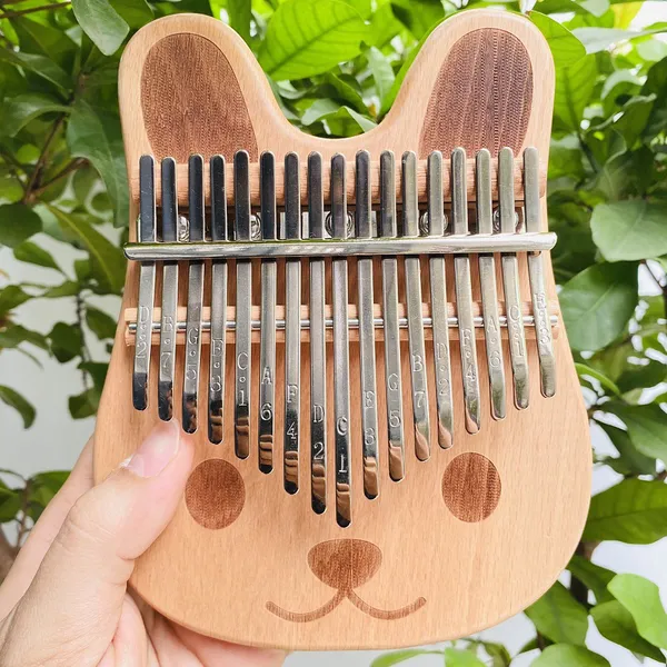 Đàn Kalimba 17 Phím/21 Phím Nguyên Khối Thỏ Gỗ Sồi KaLinh