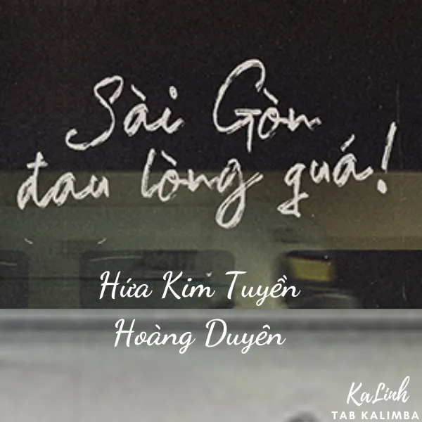 Sài Gòn Đau Lòng Quá - Cảm Âm Kalimba