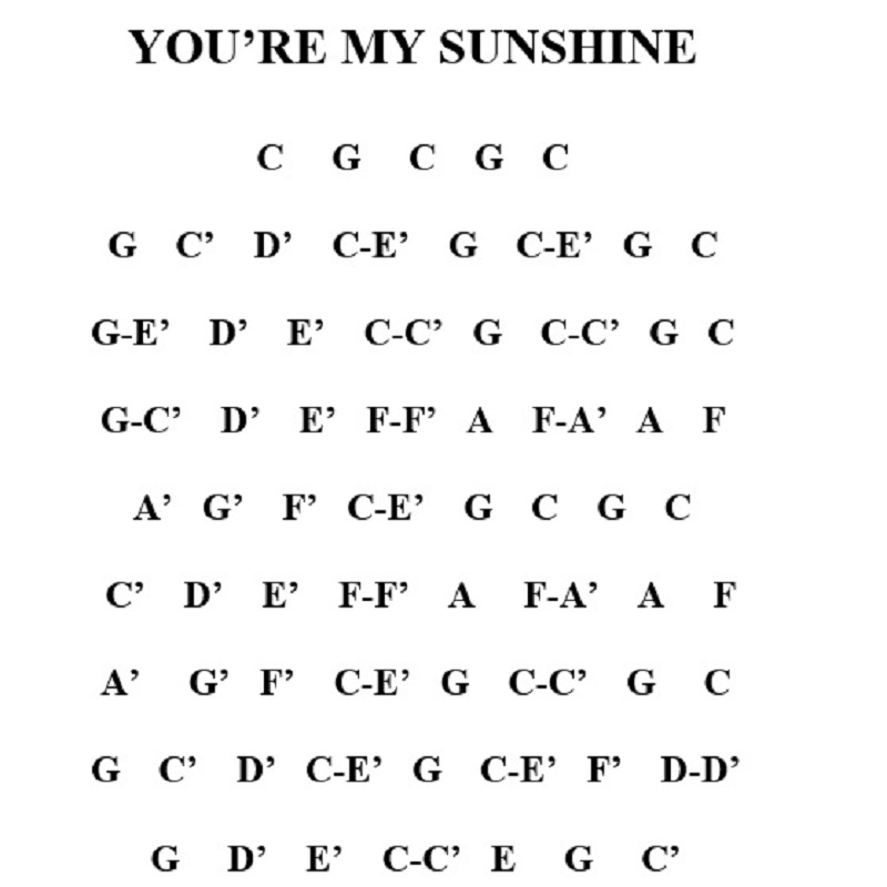 You Are My Sunshine - Cảm Âm Kalimba