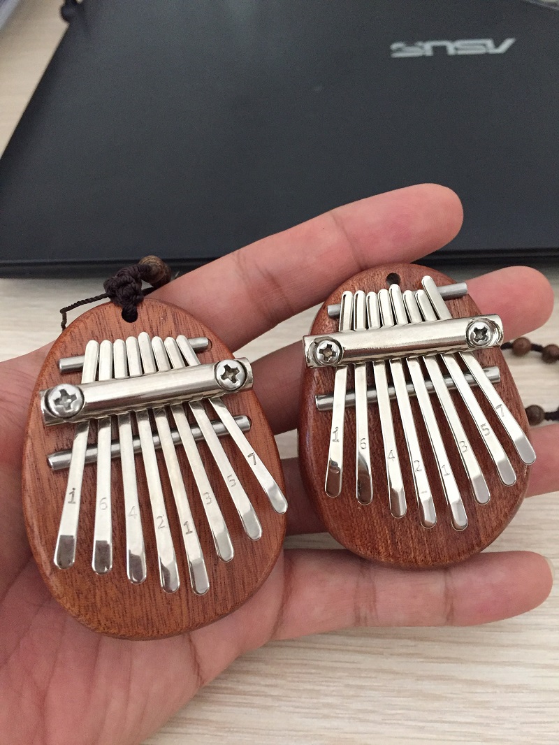 Đàn Kalimba Mini 8 Phím Gỗ Sapele KaLinh Đàn Kalimba Mini 8 Phím Gỗ Sapele KaLinh