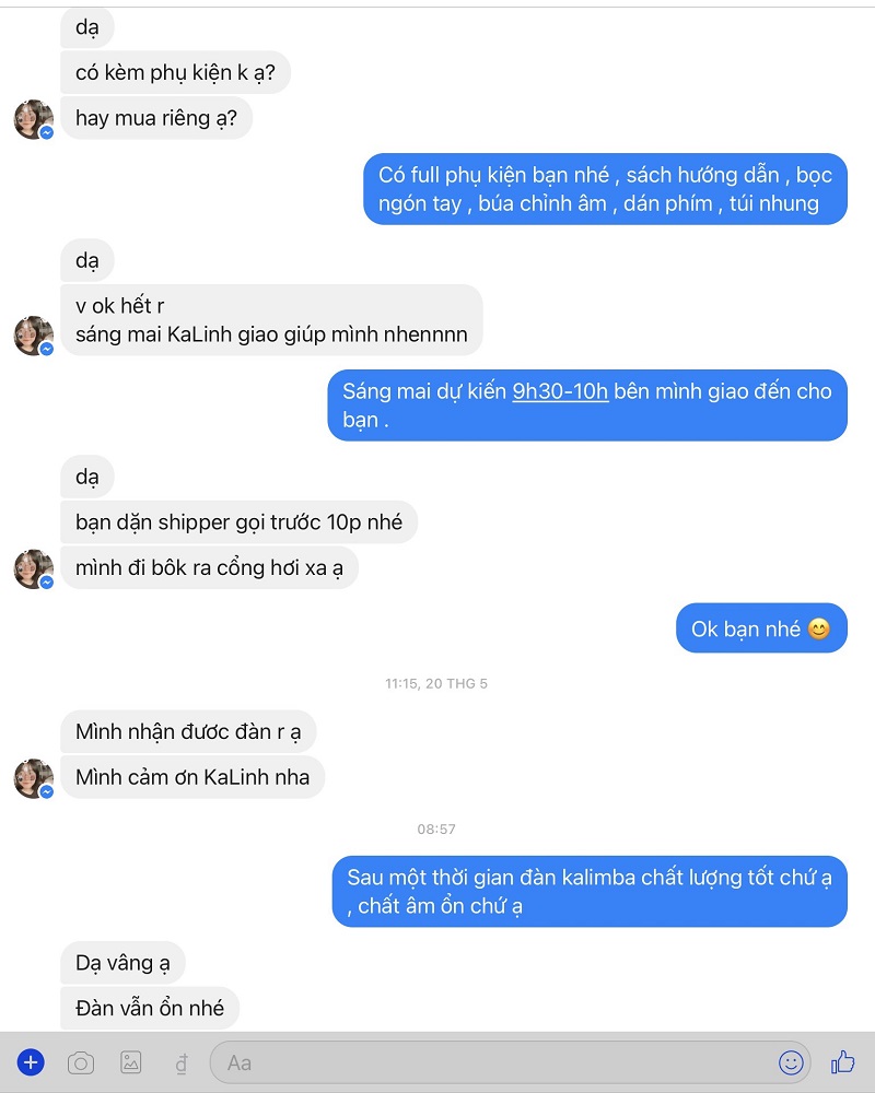 Cảm Nhận của khách hàng về KaLinh Cảm Nhận của khách hàng về KaLinh