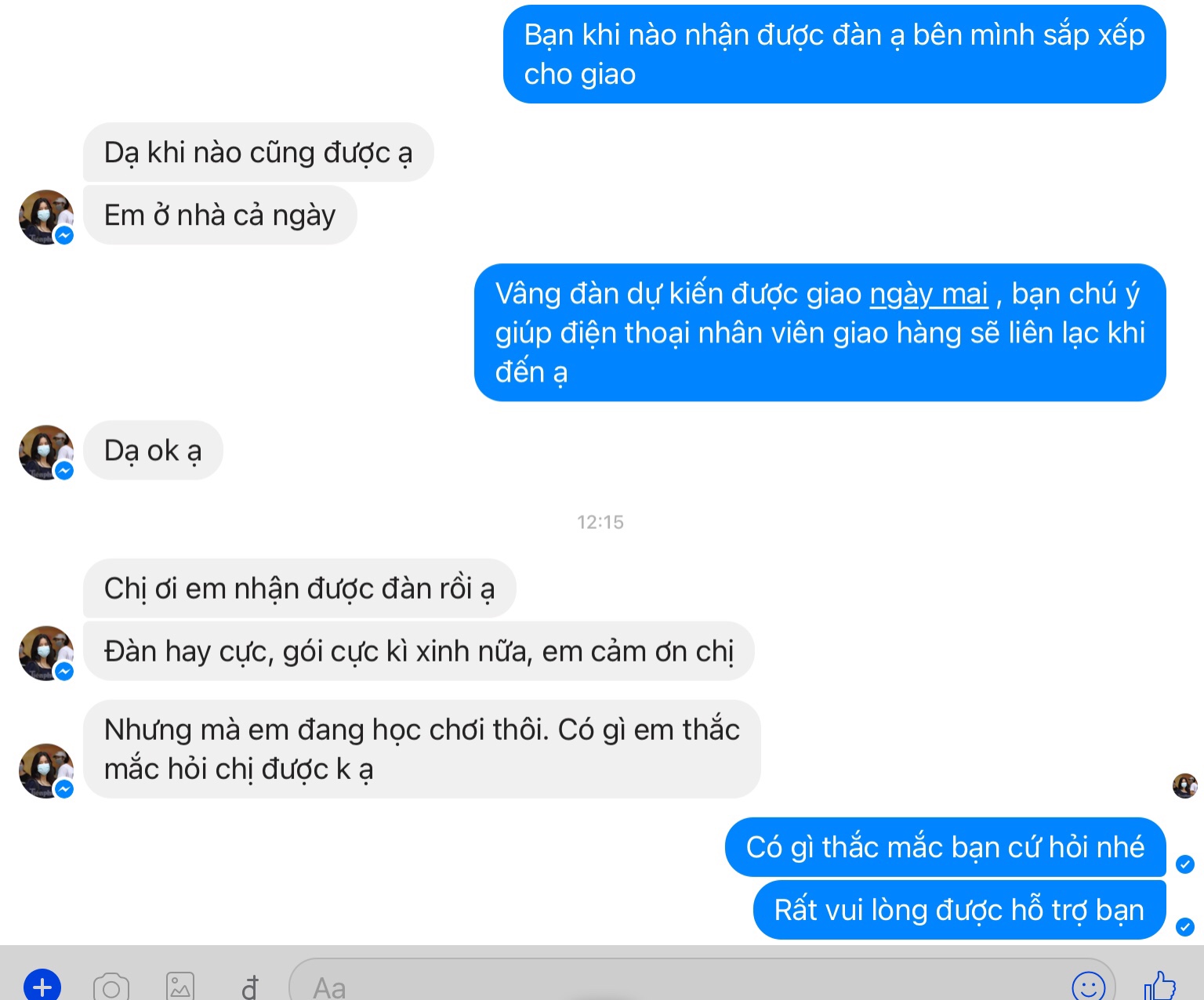 cảm nhận khách hàng về đàn kalinh cảm nhận khách hàng về đàn kalinh