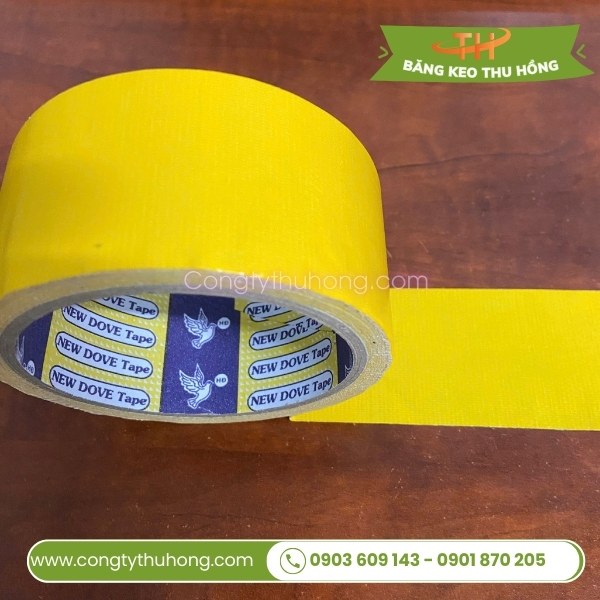 Băng keo vải màu vàng Băng keo vải màu vàng