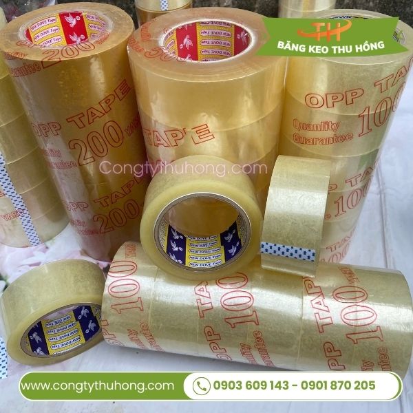 Băng keo trong dán thùng Băng keo trong dán thùng