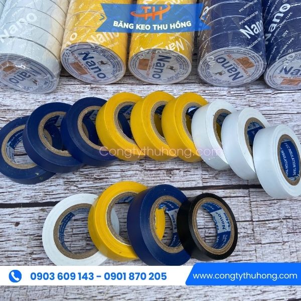 Băng keo nano quấn dây điện đủ màu Băng keo nano quấn dây điện đủ màu