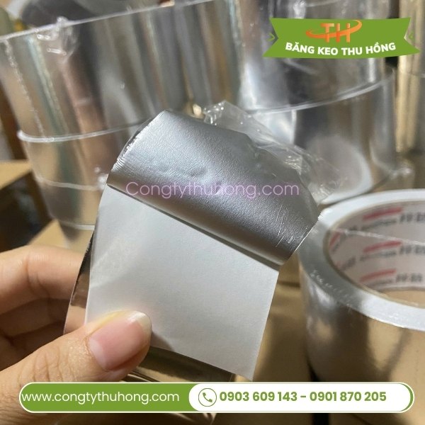 Băng keo bạc quấn ống bảo ôn Băng keo bạc quấn ống bảo ôn