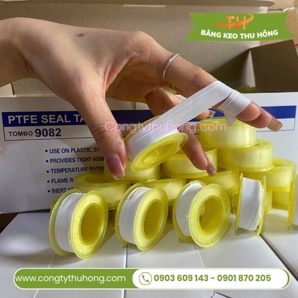 Băng keo lụa Tombo Malaysia chuẩn thành phần PTFE chống thấm cao Băng keo lụa Tombo Malaysia chuẩn thành phần PTFE chống thấm cao