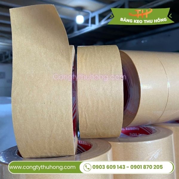 Băng keo giấy nâu nhám viết được ghi chú Băng keo giấy nâu nhám viết được ghi chú