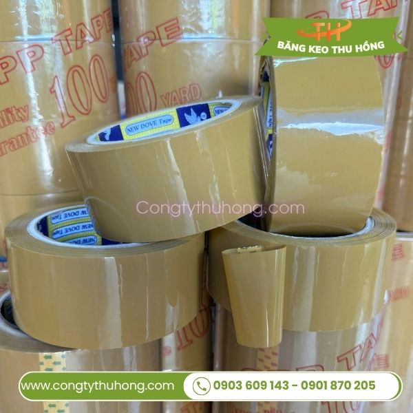 Băng keo đục dán thùng Băng keo đục dán thùng