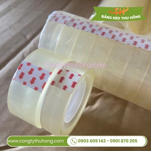 Băng dính trong nhỏ 1f2 và 1f8 Băng dính trong nhỏ 1f2 và 1f8