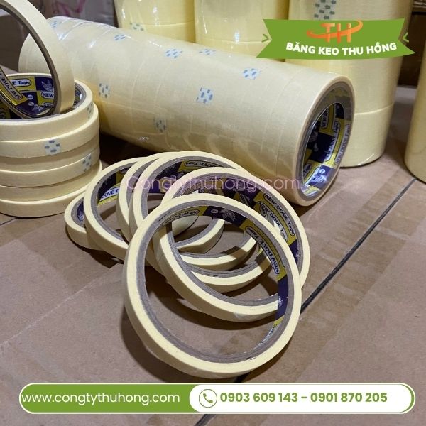 Băng keo giấy 1f2 màu vàng viết ghi chú Băng keo giấy 1f2 màu vàng viết ghi chú