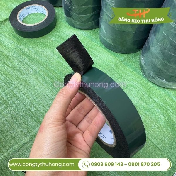 Băng keo mút xốp đen 2 mặt 2f4 siêu dính Băng keo mút xốp đen 2 mặt 2f4 siêu dính
