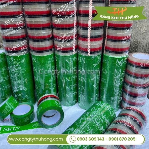 Băng keo dán thùng, niêm phong sản phẩm in logo theo yêu cầu Băng keo dán thùng, niêm phong sản phẩm in logo theo yêu cầu