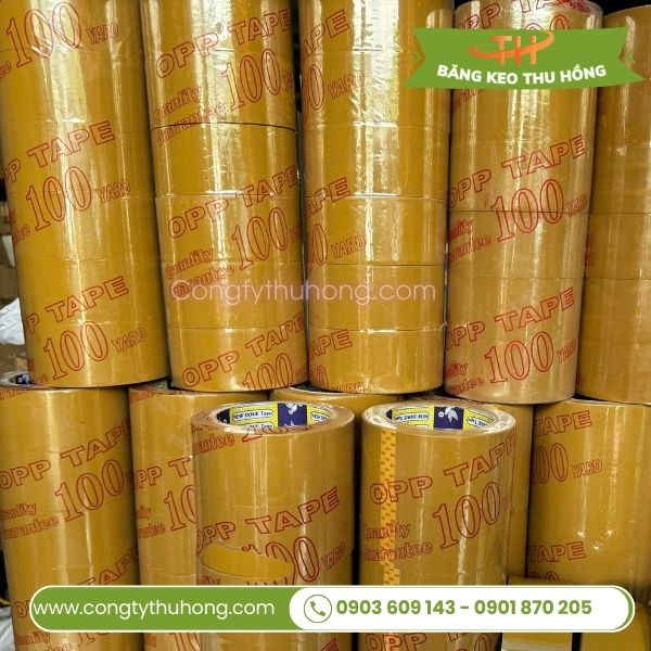 Băng keo dán thùng màu đục Băng keo dán thùng màu đục