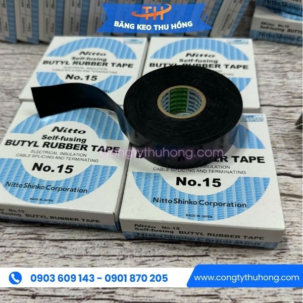 Băng Keo cao su điện Nitto No.15 Băng Keo cao su điện Nitto No.15