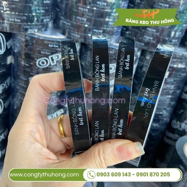 Đa dạng kích thước mẫu băng keo in logo Đa dạng kích thước mẫu băng keo in logo