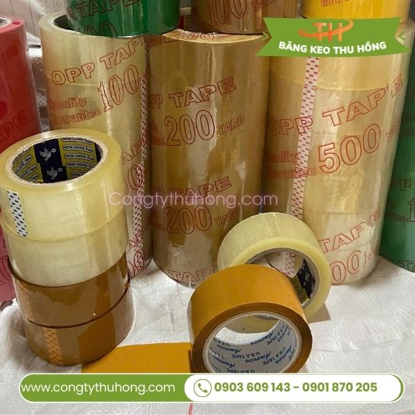 Băng keo dán thùng trong/ đục Băng keo dán thùng trong/ đục