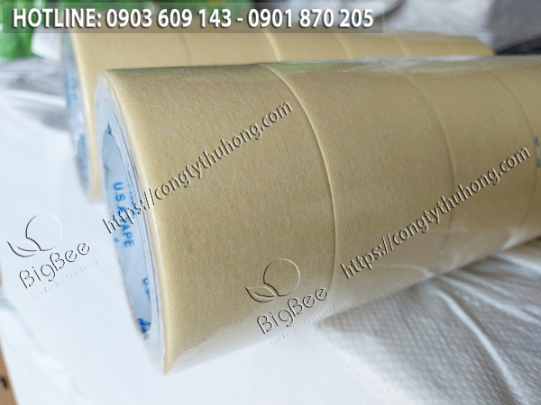 Băng keo giấy màu vàng 4f8