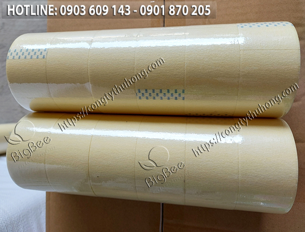 Băng keo giấy màu vàng 4f8