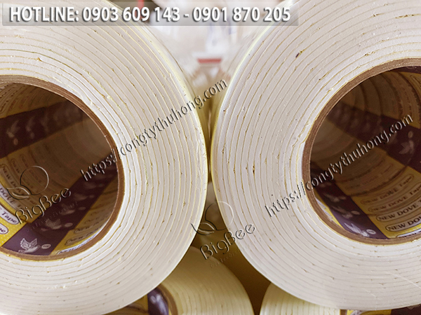 Băng keo xốp 2 mặt trắng dán dính