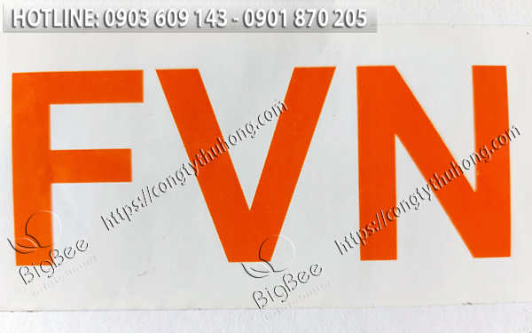 Băng keo in hình logo, in chữ tại Tp.HCM