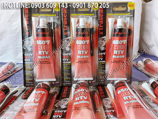 phân phối keo làm ron X'Traseal 650F Red RTV dạng tuýp