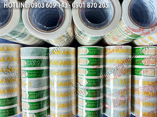 Cung cấp băng keo in hình logo, in chữ tại Tp.HCM
