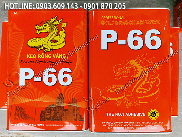 keo dán loa, tấm cách nhiệt - keo Rồng Vàng P66