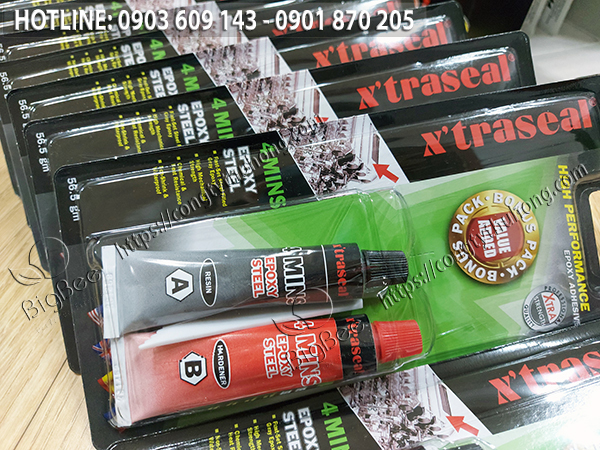 keo dán Epoxy 2 thành phần A B chính hiệu X’Traseal