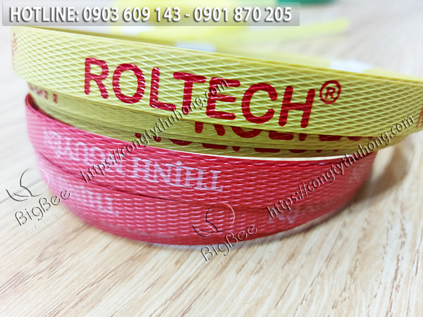 Dây đai pp in logo