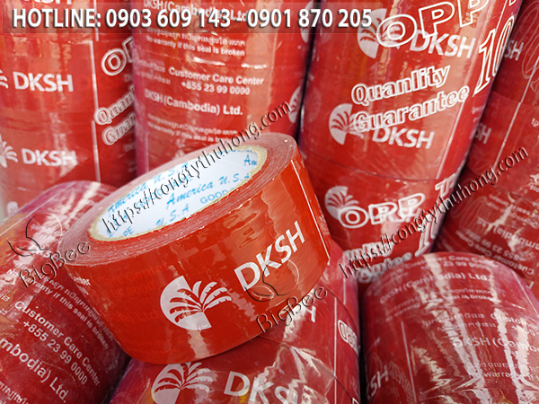 sử dụng băng keo in logo trong bán hàng