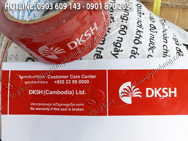 sử dụng băng keo in logo trong kinh doanh bán hàng