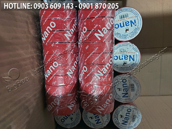 băng dính điện nano giá rẻ đỏ 20y