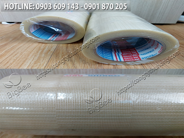 băng dính cường lực siêu chắc sợi thủy tinh 2 sọc