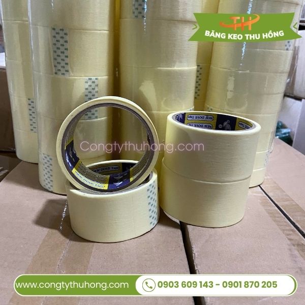 Băng keo giấy ghi chú bản rộng 4.8cm Băng keo giấy ghi chú bản rộng 4.8cm