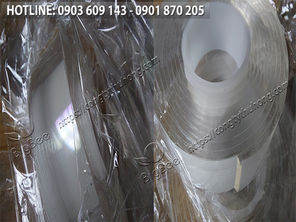 băng dính tường siêu chắc 2 mặt trong suốt