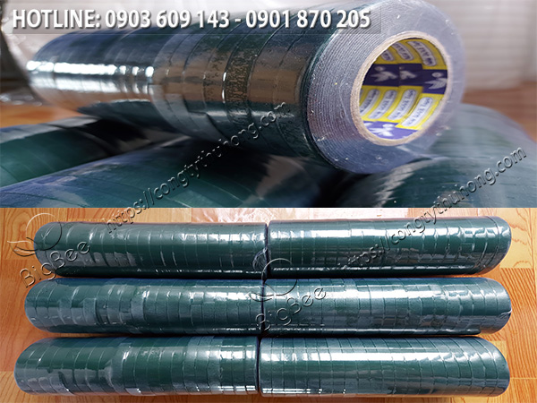 băng keo 2 mặt dính tường mút xốp đen 1f2