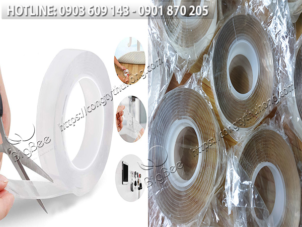 công dụng băng keo 2 mặt siêu dính cường lực chống nước đa năng