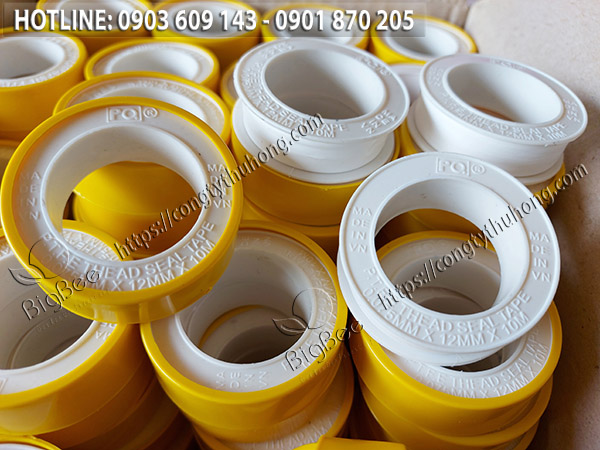 băng keo cao su non quấn ống nước vỏ vàng