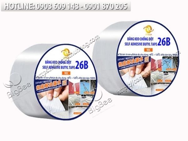 Băng Keo Chống Dột Self Adhesive Butyl Tape 26B rẻ và uy tín